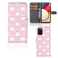 Samsung Galaxy A03s | Telefoonhoesje | Met pasjeshouder | Sleeping Cats - thumbnail