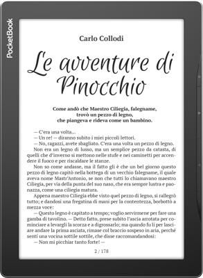 Pocketbook InkPad Lite eBook Reader grijs 8GB 9,7 inch E-Ink Touchscreen microSD