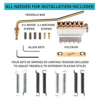 VegaTrem VT1 UltraTrem 2-Points Gold brug voor elektrische gitaar - thumbnail