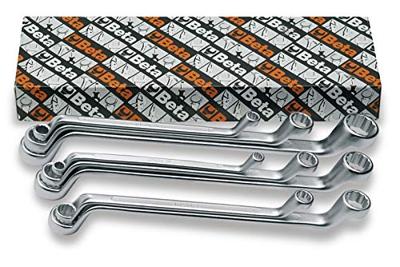 Beta 12-delige set ringsleutels, diep gebogen(art. 90) 90/S12 - 000900166