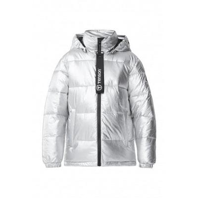 Tenson outdoorjas Yoogi junior polyester blauw