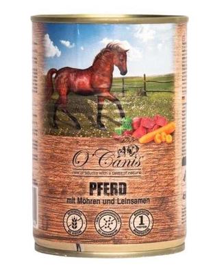O'CANIS Horse meat with vegetables and linseed - Nat hondenvoer - 400 g