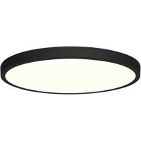 LED Paneel - Ø30 - 24W - Natuurlijk Wit 4200K - Mat Zwart - Opbouw - Rond - Aluminium - thumbnail