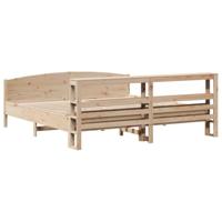 Bedframe zonder matras massief grenenhout 180x200 cm - thumbnail