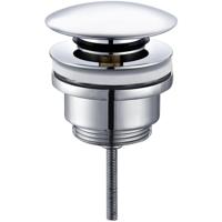 Clickwaste Afvoerplug Messing Chroom - Hoogwaardige Afvoeroplossing - thumbnail