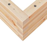 VidaXL Plantenbak 90x60x23 cm massief grenenhout - thumbnail