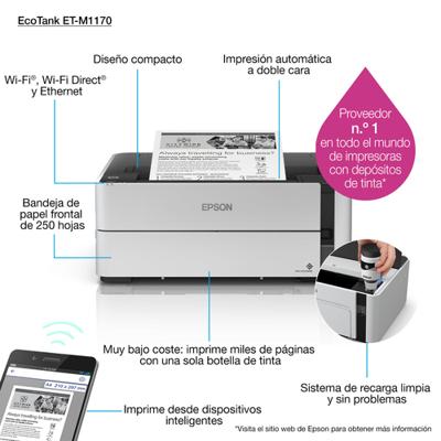 Epson EcoTank ET-M1170 printer - thumbnail