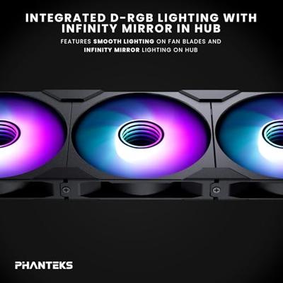 Phanteks PH-F140M25R_G2_DWT01 PC-ventilator Zwart