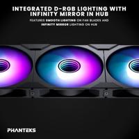 Phanteks PH-F140M25R_G2_DWT01 PC-ventilator Zwart - thumbnail