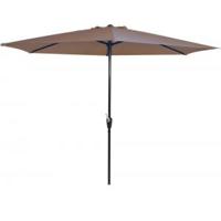 Stokparasol Gemini 300 cm taupe - thumbnail