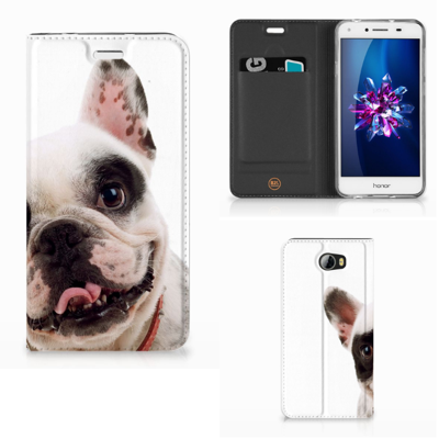 Huawei Y5 2 | Y6 Compact | Hoesje maken | Franse Bulldog Huawei Y5 2 | Y6 Compact | Hoesje maken | Franse Bulldog
