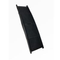 Topmast Loopplank - Zwart - 152 x 40 x 14 cm - voor uw hond in- en uit een auto - thumbnail