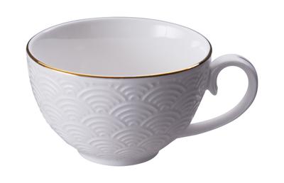 Porseleinen Kopje met Gouden Rand - Nippon White - 100ml