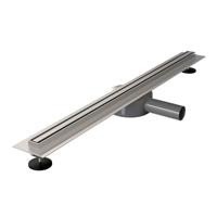 Draaibare sifon bij RVS geborstelde BRAUER Douchegoot XS met flens (3 x 80) - thumbnail