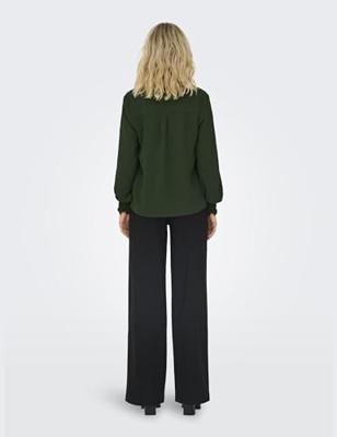 Only Onlmette V-neck Ls Smock Top Noos Wvn T-shirt Lange Mouw Duffel Bag