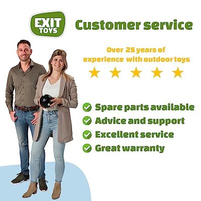 EXIT Frame Pool 300x200x65cm (12v Cartridge filter) - Grijs