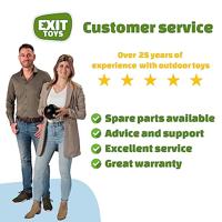 EXIT rond zwembad ø450x122cm met filter- en warmtepomp + zandfilter (Kleur: bruin) - thumbnail