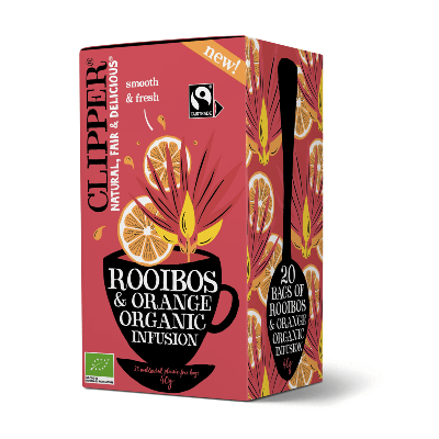 Clipper Thee Clipper rooibos & orange bio (4x 20 stuks)
