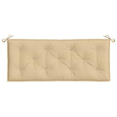 Tuinbankkussen 120x50x7 cm stof gemleerd beige Tuinbankkussen 120x50x7 cm stof gemleerd beige