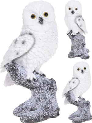 Uil op boomstam 20 cm 2 assorti Nampook - Nampook