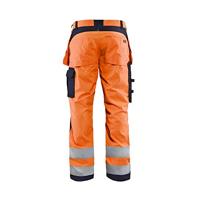 Blåkläder Multinorm inherent werkbroek 15891513 | High Vis Oranje/Marineblauw | Maat 44 - 7330509720967 - thumbnail