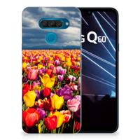 LG Q60 TPU Case Tulpen - thumbnail