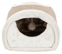 TRIXIE KRABTUNNEL LICHTGRIJS / BRUIN / TAUPE 110X30X38 CM - thumbnail