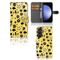 Telefoonhoesje met Naam Samsung Galaxy S23 FE Punk Geel - thumbnail
