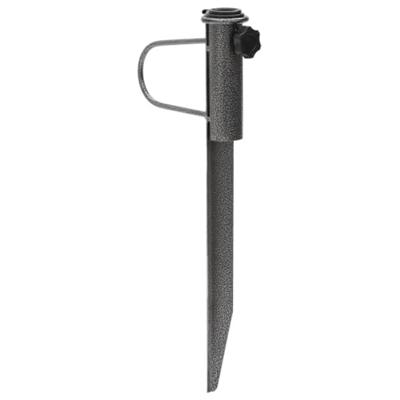 VidaXL Parasolstandaards met pennen 2 st 19x42 cm gegalvaniseerd staal