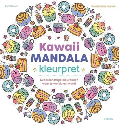Deltas Kawaii mandala kleurpret Deltas Kawaii mandala kleurpret