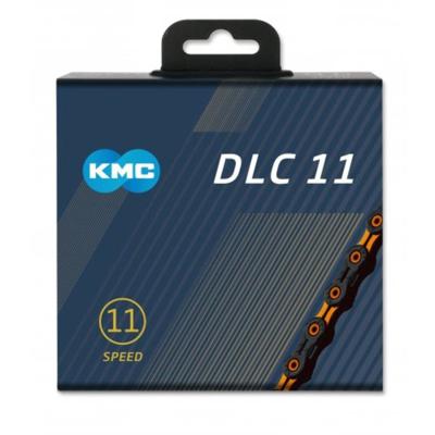 KMC dlc fietsketting 11-speed 118 schakels oranjezwart