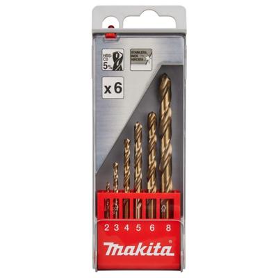 Makita Accessoires Metaalborenset 6-delig - D-57168 D-57168