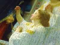 William Bouguereau - The Virgin with Angels Puzzel 1000 Stukjes - thumbnail