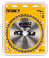 DeWALT Cirkelzaagblad voor Hout | Construction | Ø 235mm Asgat 30mm 40T - DT1955-QZ - thumbnail