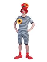 Dorus Badpak Unisex Blauw/Wit - thumbnail