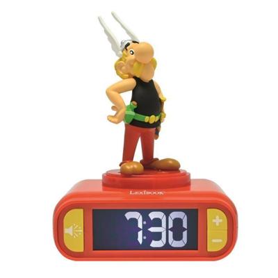 Sveglia digitale con luce notturna LEXIBOOK - Asterix - Luce e suono 3D - Per bambini