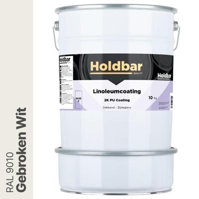 Holdbar Linoleumcoating Gebroken Wit (RAL 9010) 10 Kg