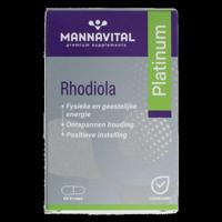 Mannavital Rhodiola platinum 60 Vegetarische capsules - thumbnail