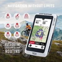 Sigma ROX 12.1 EVO Sensor Set - White Fietsnavigatie Fietsen Europa Bluetooth, GPS, GLONASS - thumbnail