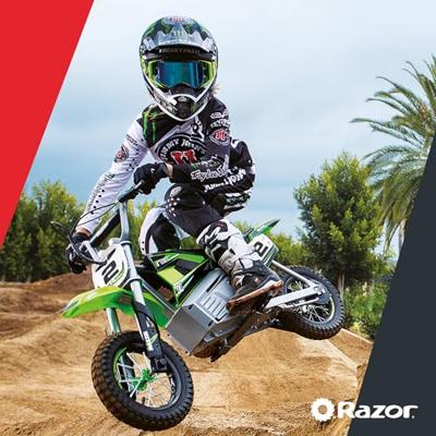 Razor Dirt Rocket SX350 McGrath elektrische scooter 1 zitplaats(en) 22 km/h Zwart, Groen, Grijs, Wit
