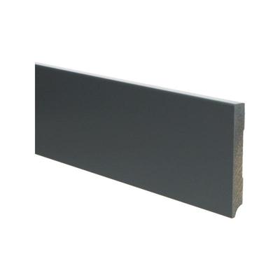 MDF Moderne plint 90x12 voorgelakt RAL7016 - lengte 240cm