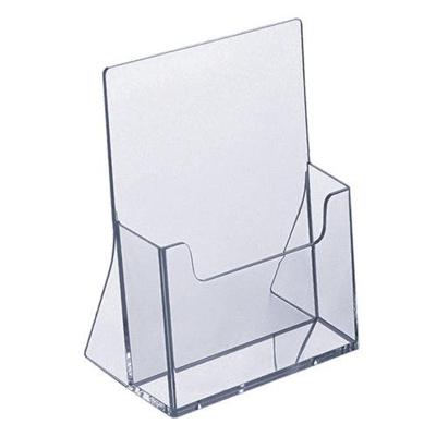 Folderbak A4 staand transparant Folderbak A4 staand transparant