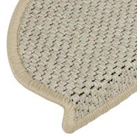 Trapmatten zelfklevend Sisal-Look 30 st 65x21x4 cm lichtgroen - thumbnail