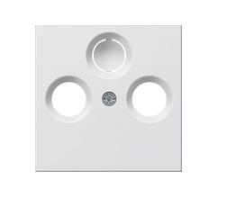 Gira inzetplaat centrale antenne glanzend wit