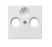 Gira inzetplaat centrale antenne glanzend wit - thumbnail