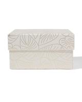 HEMA Doos 16.5x16.5x9cm vierkant bladeren - thumbnail
