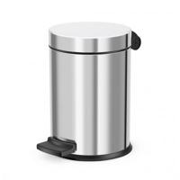 Hailo 0704-042 Solid S Pedaalemmer met Gegalvaniseerde Binnenemmer 3L RVS - thumbnail