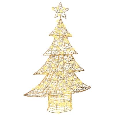 Kerstboom met 120 LED Warmwit 120 cm PET