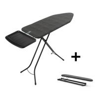 Brabantia strijkplank C 124x45 ssuh incl mouwplank denim black - thumbnail