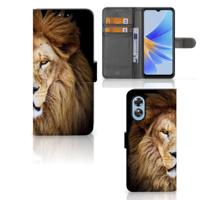 OPPO A17 | Telefoonhoesje | Met pasjeshouder | Leeuw - thumbnail